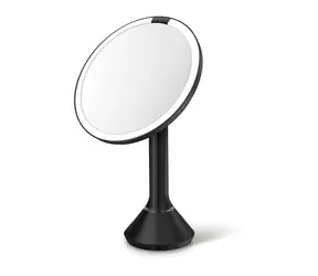 Simplehuman Sensor Touch czarny / Lusterko kosmetyczne / Oświetlenie LED / akumulator / USB-C 