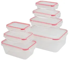 Classbach FHD 4008 Zestaw pojemników na żywność 7 szt. / 1x 2,6l i 2x 1l i 2x 0,4l i 2x 0,24l