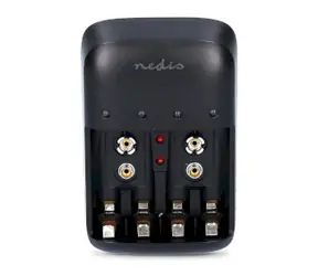Ładowarka Nedis BACH07 NiMH / 500 mA / 1,2 / 9 V DC / 0,5 AA / AA i AAA 
