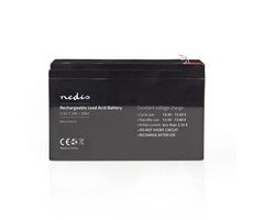 Akumulator kwasowo-ołowiowy Nedis / Kwasowo-ołowiowy / Akumulator / 12 V / 7200 mAh