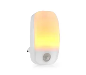 Nedis LNLW10WT / Lampka nocna LED Socket / Czujnik ruchu / 0,55 W / 11 lm 