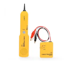 Tester kabli PC i multimedialnych Nedis / Generator tonów / Wskaźnik LED / Złącze słuchawkowe / Zasilany bateryjnie