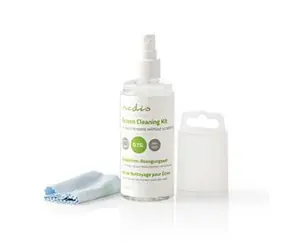 Nedis Screen Cleaner 150 ml / Spray z wycieraczką / Laptop / TV / Smartfon / Tablet 