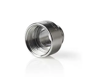Złączka do węża Nedis srebrna / 3/4" / 1/2" / metalowa 
