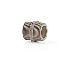 Złącze węża Nedis szare / 3/4" / 3/4" / plastikowe 