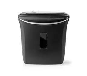 Nedis PASH120BKA4 czarny / Niszczarka / Cięcie poprzeczne / 6 stron A4 / 12 l / 300 W 