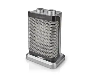Ceramiczny wentylator na gorące powietrze Nedis PTC / do 1500 W / 2 tryby grzania / Regulowany termostat 