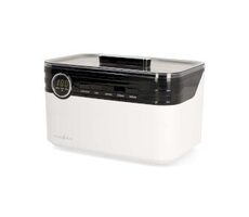 Nedis Ultradźwiękowy środek czyszczący do biżuterii Biały / Zasilany sieciowo / 220 - 240 V AC 50/60 Hz / Plastik