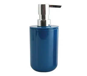 Dozownik do mydła MSV INAGUA ciemnoniebieski / plastik / 240 ml