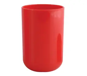 Kubek na szczoteczkę do zębów MSV INAGUA czerwony / plastikowy