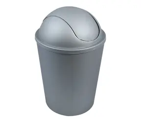 Kosz składany MSV AKO 5,5 L srebrny / tworzywo sztuczne
