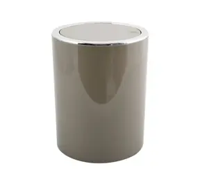 Kosz na śmieci MSV KAMAKA składany 6 l szaro-brązowy / plastik