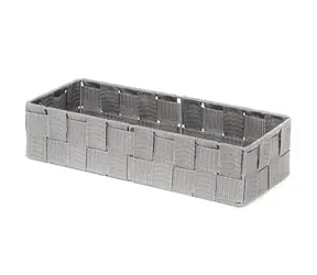 Organizer do przechowywania szuflad Compactor TEX - kosz L szary / 30 x 12 x 7 cm