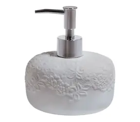 Dozownik do mydła Spirella COSY biały / porcelanowy / 410 ml