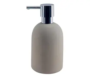 Dozownik do mydła Spirella GEMMA brązowo-szary / ceramiczny / 500 ml