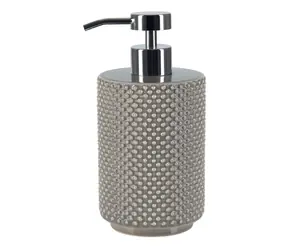 Dozownik do mydła Spirella MERO szaro-brązowy / ceramiczny / 400 ml