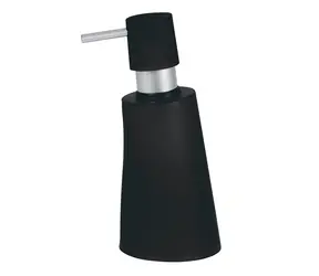 Dozownik do mydła Spirella MOVE czarny / plastik / 300 ml
