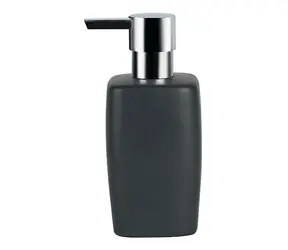 Dozownik do mydła Spirella RETRO czarny / ceramiczny / 300 ml