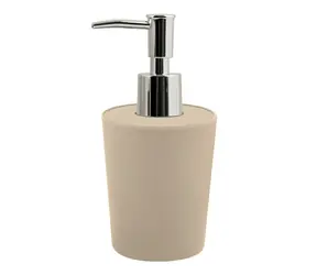 Dozownik do mydła Spirella TAKEO beżowy / włókna bambusowe / 400 ml