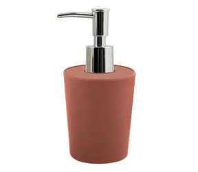 Dozownik do mydła Spirella TAKEO terakota włókna bambusowe / 400 ml