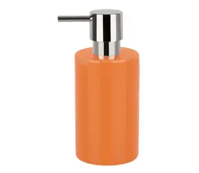 Dozownik do mydła Spirella TUBE pomarańczowy / ceramiczny / 300 ml