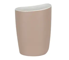Kubeczek na szczoteczkę do zębów Spirella ETNA beżowy/biały/ceramiczny
