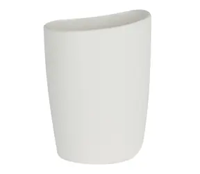 Kubek na szczoteczkę do zębów Spirella ETNA biały / ceramiczny