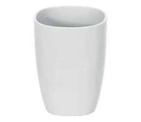 Kubek na szczoteczkę do zębów Spirella PURE biały / plastikowy