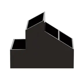 Organizer na kosmetyki Spirella SKYLINE czarny / plastikowy