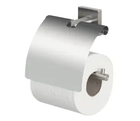 Uchwyt ścienny na papier toaletowy Spirella NYO ze stali nierdzewnej szczotkowanej / 14 cm