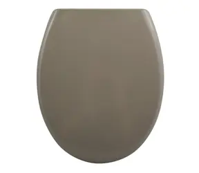 Deska sedesowa Spirella Easy CLIP szaro-brązowa / Thermodur duroplast