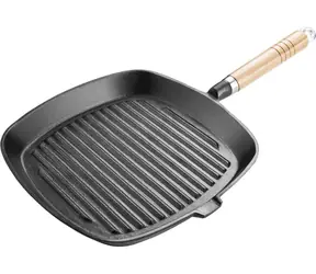 Patelnia grillowa Lamart Iron 24 cm / żeliwo