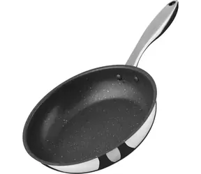 Patelnia Lamart Sote 28 cm srebrna / stal nierdzewna