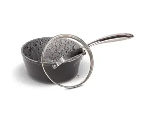 Rondel Lamart Granit z pokrywką 16 x 7,5 cm szary / aluminium