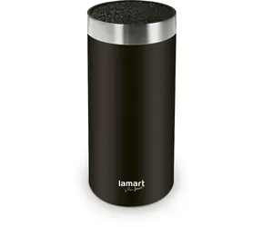 Blok na noże Lamart Snap 22,5 cm czarny