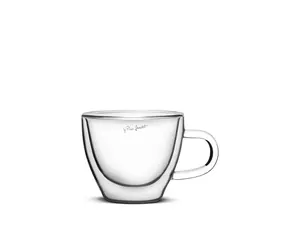 Zestaw szklanek do cappuccino Lamart Vaso 2 szt. 190ml przezroczysty / szklany