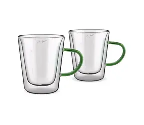 Zestaw szklanek do herbaty Lamart Vaso 2 szt. 300ml zielony / szkło