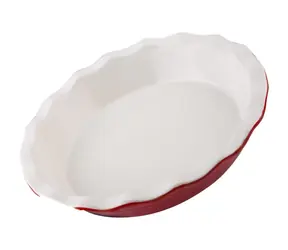 Lamart Casa Okrągła forma do pieczenia 1,2l czerwona / ceramiczna