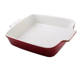 Lamart Casa Prostokątna forma do pieczenia 2,2 l czerwona / ceramiczna