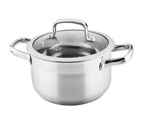 Garnek Lamart Prestige z pokrywką 3,5 l srebrny / 20 x 11,5 cm / stal nierdzewna