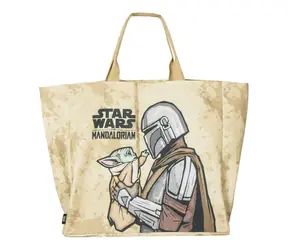 Cerdá Star Wars The Mandalorian Shopping Bag XL / 42 x 0,5 x 60 cm