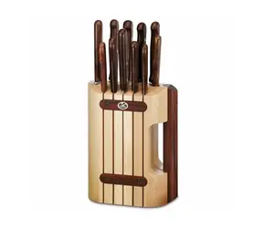 Rozpakowany - Blok VICTORINOX z 11 nożami Drewno bukowe / rozpakowany