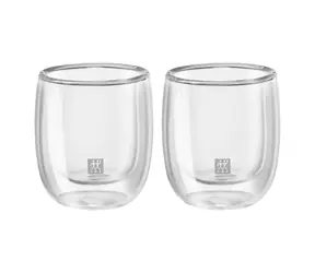 Zwilling Sorento 80 ml 2 szt. / zestaw 2 szklanek do espresso / podwójne szkło borokrzemowe