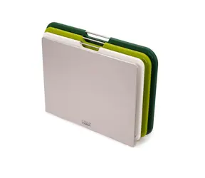 Joseph joseph Nest Large zielony / zestaw 3 desek do krojenia z etui / 35,5 x 26 x 6,5 cm / plastik