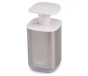 Joseph joseph Presto Steel - Dozownik mydła 350 ml biały