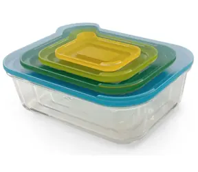 Joseph joseph Nest - Szklane słoiki na żywność / 130ml / 550ml / 1,3 l / 2,5 l 
