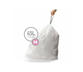 Worki na śmieci Simplehuman 45 L typ M / chowane / opakowanie 20 szt