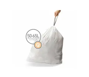 Worki na śmieci Simplehuman 50-65 L typ Q / chowane / 20 szt. w opakowaniu