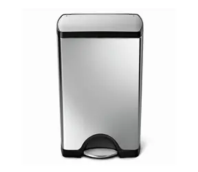 Kosz na śmieci Simplehuman Pedal Bin - 38 l / prostokątny / stal matowa / FPP