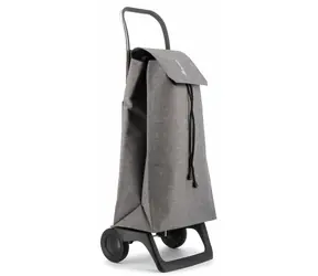Torba na zakupy Rolser Jet Tweed JOY na kółkach, jasnoszara